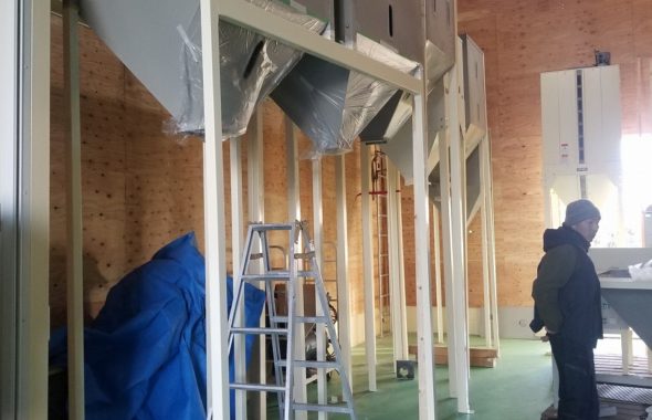 精米所タンク設置